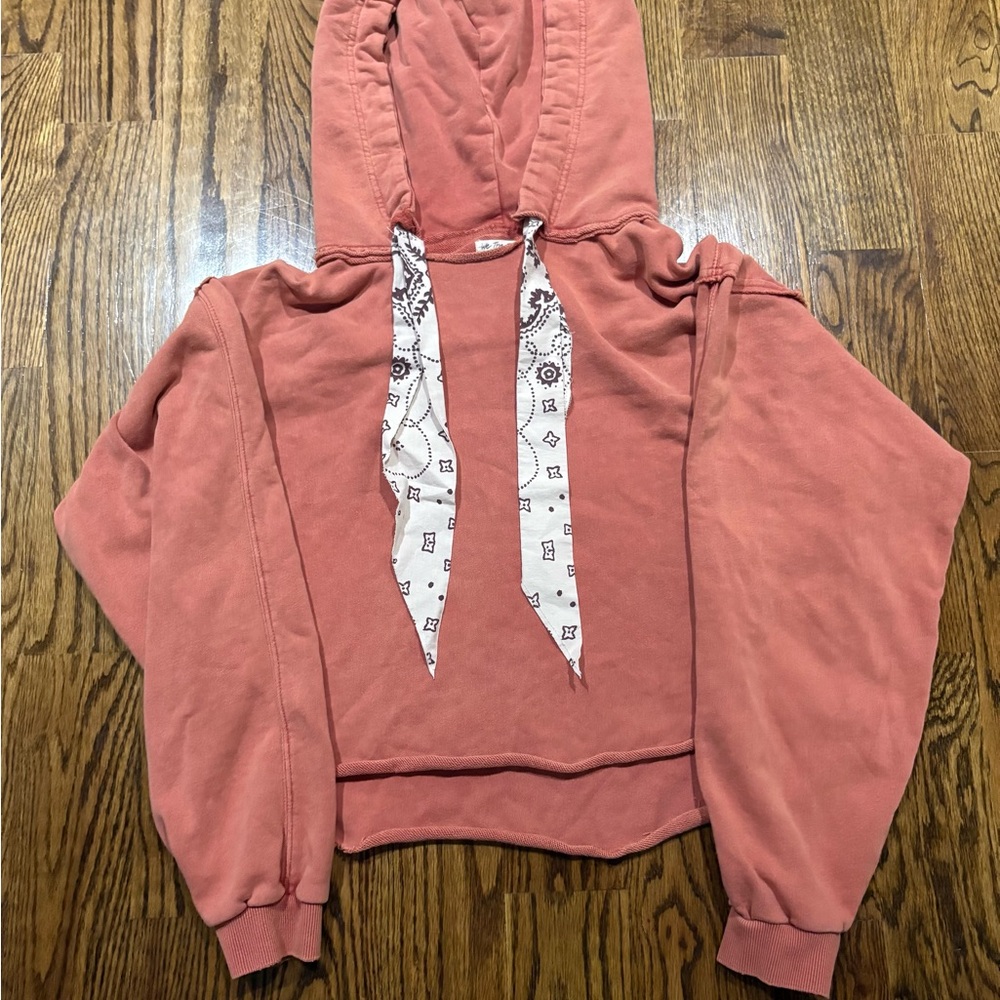 Orange Boho Free People Hoodie